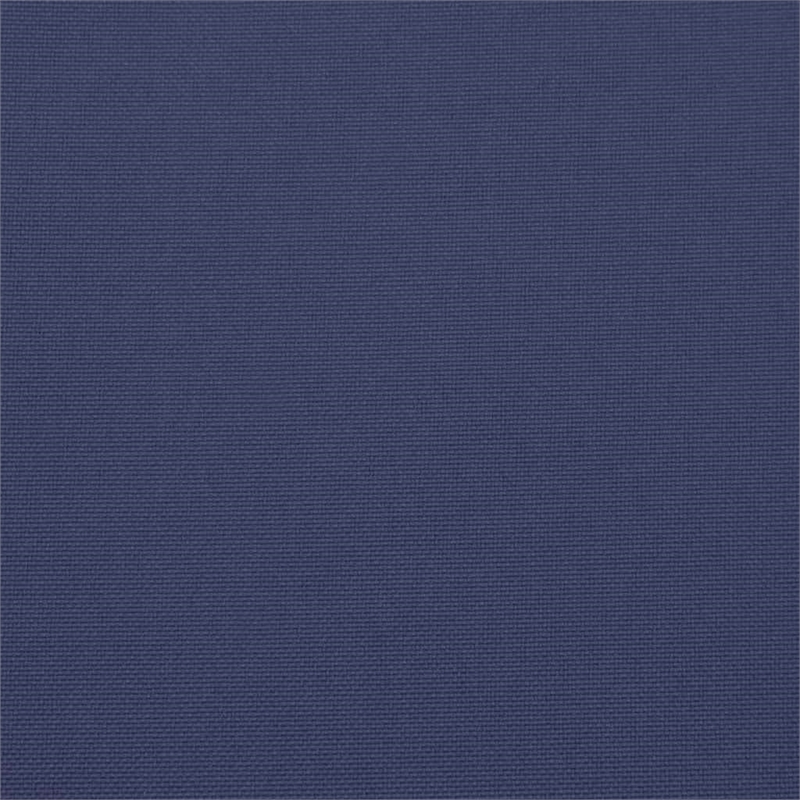 Pemberly Row Oxford Fabric 5-Position Folding Sun Lounger in Navy Blue
