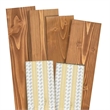 Pemberly Row Peel & Stick Pine Wood Wall Panel 95 sq ft Reclaimed