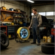 Pemberly Row Yellow Steel 24