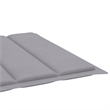 Pemberly Row Solid Acacia Wood Foldable Sun Lounger with Wheels in Grey