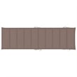 Pemberly Row Solid Acacia Wood Foldable Ergonomic Sun Lounger in Taupe