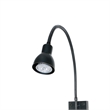 Pemberly Row Round 6W LED Wall Reading Lamp with Plug-In Switch in Black