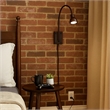 Pemberly Row Round 6W LED Wall Reading Lamp with Plug-In Switch in Bronze