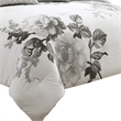 Pemberly Row 7-Piece King Comforter Set with Floral Print in Gray & White