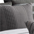 Pemberly Row 10-Piece Queen Comforter with Striped Details in Black & Gray
