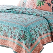 Pemberly Row 3-Piece Full/Queen Quilt with Floral Print in Blue & White