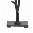 Pemberly Row Tree and Bird 150W Table Lamp with Shade in Black and Beige