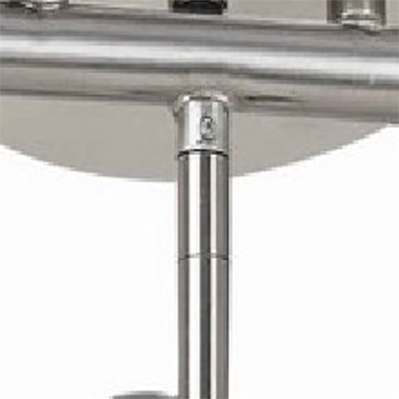 Pemberly Row 5-Light Track Fixture with Glass Shades in White & Silver