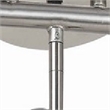 Pemberly Row 5-Light Track Fixture with Glass Shades in White & Silver