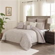 Pemberly Row 10-Piece King Comforter Set with Medallion Prints in White