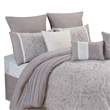 Pemberly Row 10-Piece King Comforter Set with Medallion Prints in White