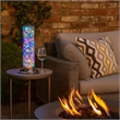 Pemberly Row Column Table Lamp with Multicolor LED 750 Lumen 8W in Clear