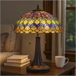 Pemberly Row Table Lamp with Engraved Base and Pull Chains in Multicolor