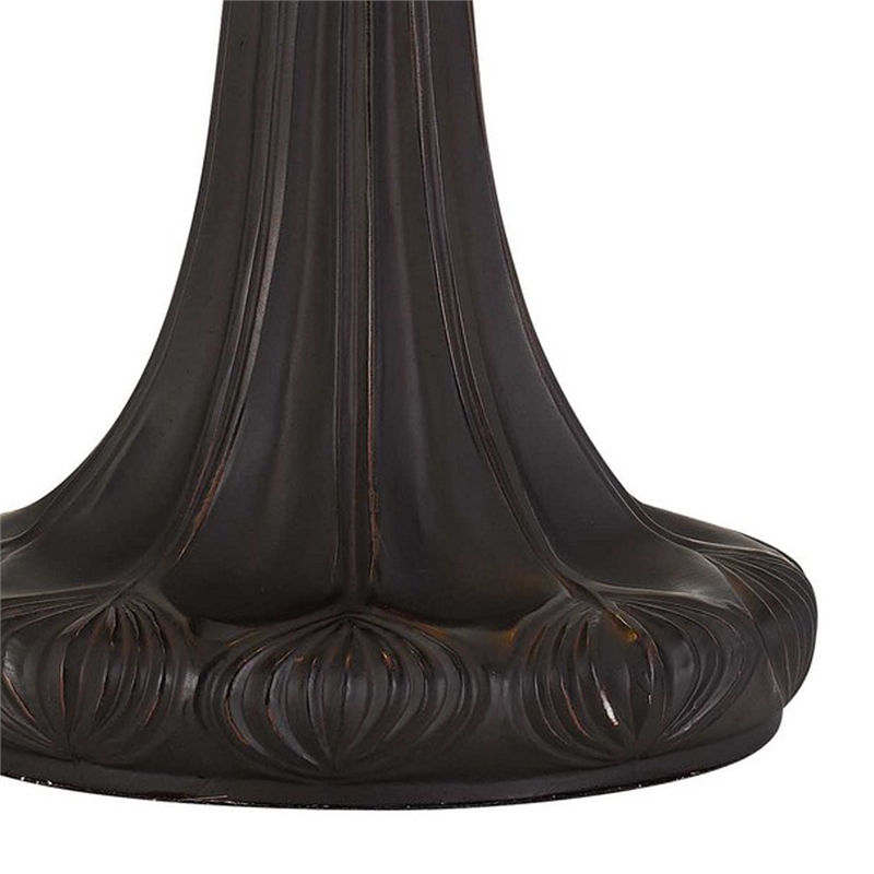 Pemberly Row Table Lamp with Engraved Base and Pull Chains in Multicolor