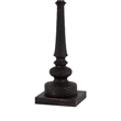 Pemberly Row 2-Bulb Table Lamp with Resin Support and Pull Chain in Bronze