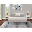 Pemberly Row 3-piece King Bedroom Set in Mist Beige and Walnut Finish