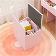 Pemberly Row Pink 3-in-1 Dressing Table Set with LED Mirror and Stool