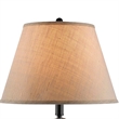 Pemberly Row 3-Way Table Lamp with Swing Arm and Fabric Shade in Black