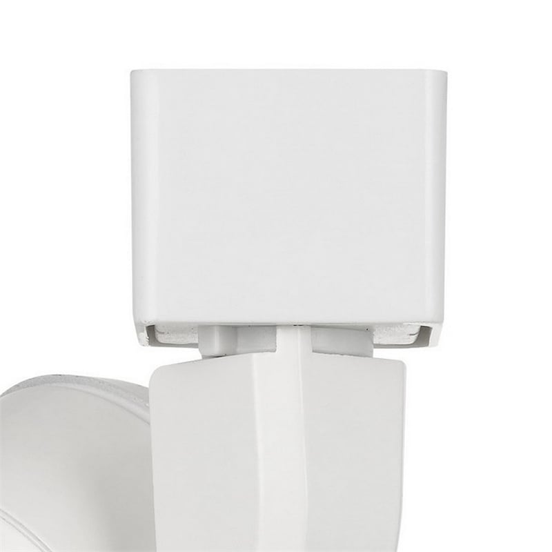 Pemberly Row 10W LED Track Fixture with Polycarbonate Head in Orange/White