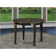 Pemberly Row Wood Dining Table with 4 Tapered Legs in Cappuccino