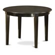 Pemberly Row Wood Dining Table with 4 Tapered Legs in Cappuccino
