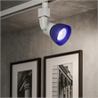 Pemberly Row 10W LED Track Fixture with Polycarbonate Head in White/Blue
