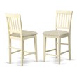 Pemberly Row 42-In Counter Height Stools in Cream/Cherry (Set of 2)