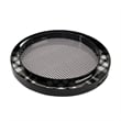 Pemberly Row 2 Piece Round Decorative Tray in Black & White Plaid Print