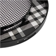 Pemberly Row 2 Piece Round Decorative Tray in Black & White Plaid Print