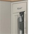 Pemberly Row 3 Piece Dining Table Kitchen Island with Storage