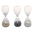 Pemberly Row Set of 3 Decorative 60 Minute Hourglass Accent Colored Sand