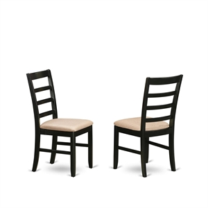 Pemberly Row 38&quot Wood Dining Chairs in Cappuccino (Set of 2)