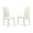 Pemberly Row High-Quality Wood Dining Chairs in Linen White (Set of 2)