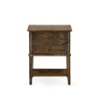 Pemberly Row 2-Piece Wood King Bedroom Set in Mist Beige/Jacobean