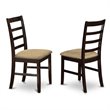 Pemberly Row 3-Piece Round Wood Dining Set with Chairs in Cappuccino Finish