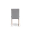 Pemberly Row 5-Piece Rubber Wood Dining Set in Antique Walnut/Gray Finish