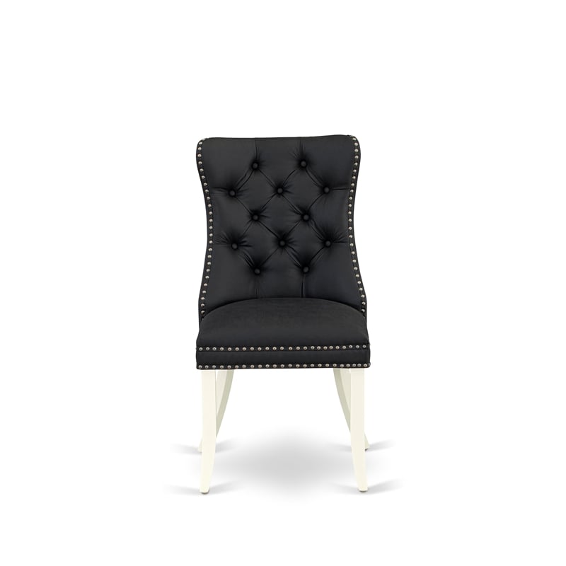 Pemberly Row 5-Piece Modern Dinette Set in Linen White and Dark Gray