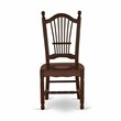 Pemberly Row Solid Wood Dining Chairs in Mahogany (Set of 2)