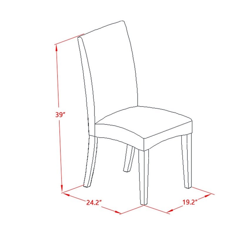 Pemberly Row 7-Piece Wood Dining Set in Mahogany and Cream Finish