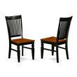 Pemberly Row 7-Piece Traditional Wood Dining Set in Black and Cherry