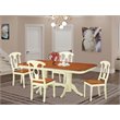 Pemberly Row 5-Piece Wood Dinette Set in Buttermilk and Cherry