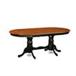 Pemberly Row 5-Piece Dining Set in Asian Wood with Black Cherry Finish