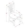 Pemberly Row 5-Piece Dining Set in Asian Wood with Black Cherry Finish