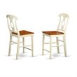 Pemberly Row 5-Piece Counter Height Dining Set in Buttermilk & Cherry