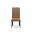 Pemberly Row 3-Piece Wood Dining Set with Upholstered Chairs in Black