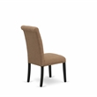 Pemberly Row 3-Piece Wood Dining Set with Upholstered Chairs in Black