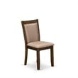 Pemberly Row 9-Piece Wood Dining Set in Dark Khaki Gray and Jacobean
