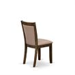 Pemberly Row 7-Piece Rubber Wood Dining Set in Khaki Gray and Jacobean