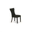 Pemberly Row 6-Piece Rubber Wood Dining Set in Black and Cement