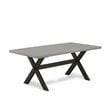 Pemberly Row 5-Piece Wood Dinette Table and Chair Set in Cement and Black
